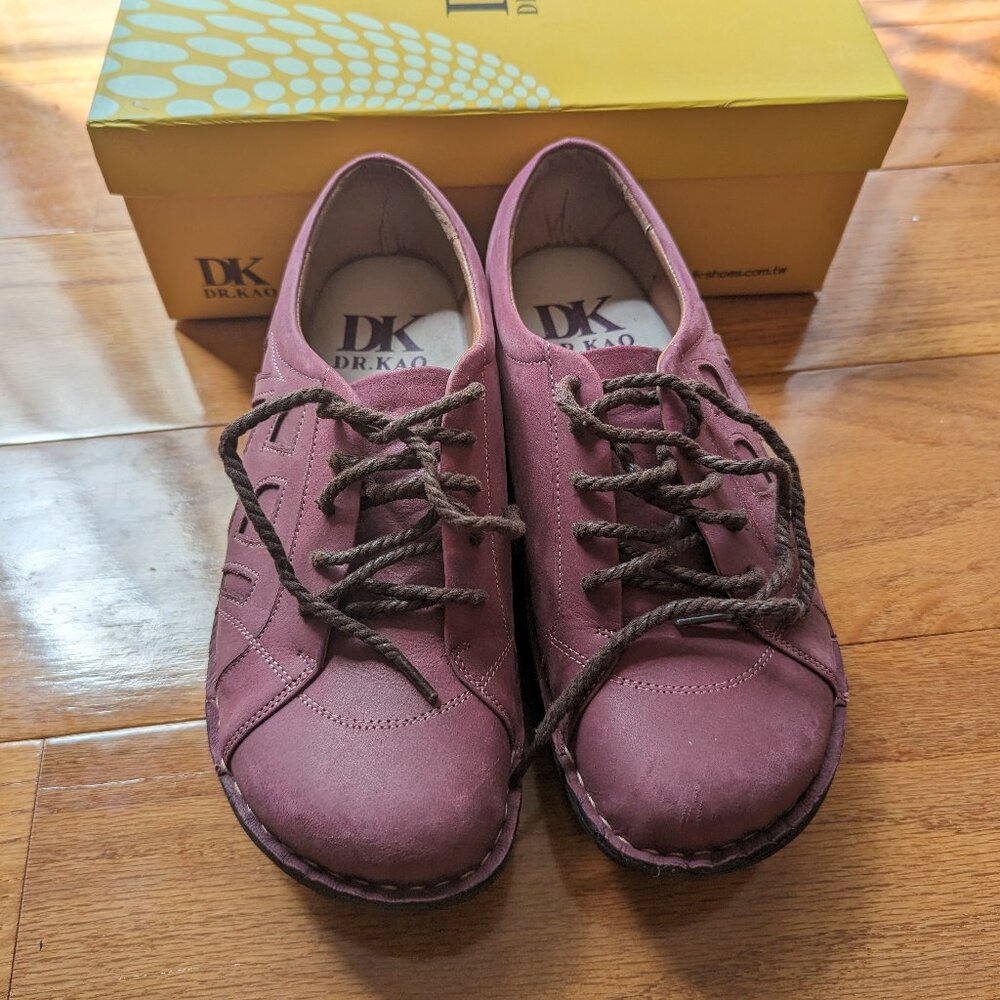 DK Dr. Kao Air/Antistress Leather Comfort Oxford Platform Shoes - US 6.5 EU 37.5
